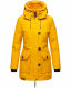 Navahoo Freezestoorm ladies parka winter jacket lined with hood Gelb-Gr.XS