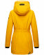 Navahoo Freezestoorm ladies parka winter jacket lined with hood Gelb-Gr.XS