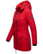 Navahoo Freezestoorm Damen Parka Winterjacke gefüttert mit Kapuze Rot Größe XS - Gr. 34