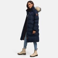 Marikoo Schneesternchen Damen lange Winter Steppjacke mit...