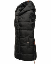 Navahoo Madilynaa Damen Winter Weste mit Steppung Schwarz XXL - Gr. 44