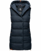 Navahoo Madilynaa Damen Winter Weste mit Steppung Navy XS - Gr. 34