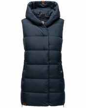 Navahoo Madilynaa Damen Winter Weste mit Steppung Navy XS - Gr. 34