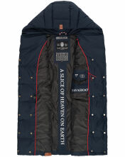 Navahoo Madilynaa Damen Winter Weste mit Steppung Navy XS - Gr. 34
