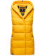 Navahoo Madilynaa Damen Winter Weste mit Steppung Gelb XL - Gr. 42