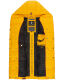 Navahoo Madilynaa Damen Winter Weste mit Steppung Gelb XL - Gr. 42
