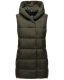Navahoo Madilynaa ladies winter vest with quilting Dark-Olive-Gr.XS