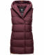 Navahoo Madilynaa Damen Winter Weste mit Steppung Weinrot XS - Gr. 34