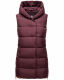 Navahoo Madilynaa Damen Winter Weste mit Steppung Weinrot XS - Gr. 34