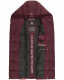 Navahoo Madilynaa Damen Winter Weste mit Steppung Weinrot XS - Gr. 34