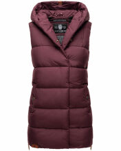 Navahoo Madilynaa ladies winter vest with quilting Weinrot-Gr.XXL
