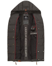 Navahoo Madilynaa Damen Winter Weste mit Steppung Anthrazit XL - Gr. 42