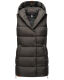 Navahoo Madilynaa Damen Winter Weste mit Steppung Anthrazit XL - Gr. 42