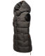 Navahoo Madilynaa Damen Winter Weste mit Steppung Anthrazit XL - Gr. 42