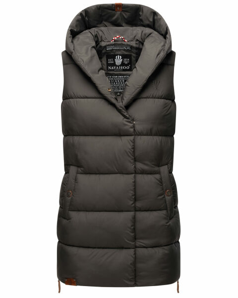 Navahoo Madilynaa ladies winter vest with quilting Anthrazit-Gr.XXL