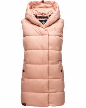 Navahoo Madilynaa Damen Winter Weste mit Steppung Rosa XL - Gr. 42