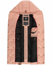 Navahoo Madilynaa Damen Winter Weste mit Steppung Rosa XL - Gr. 42