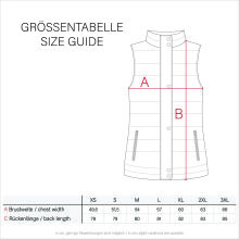 Navahoo Madilynaa ladies winter vest with quilting Rosa-Gr.XXL