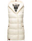 Navahoo Madilynaa Damen Winter Weste mit Steppung Offwhite XXL - Gr. 44