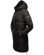 Marikoo Streliziaa Damen lange Winter Steppjacke Fellkragen Schwarz-Gr.XS