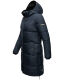 Marikoo Streliziaa Damen lange Winter Steppjacke Fellkragen Navy-Gr.XS