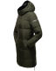 Marikoo Streliziaa Damen lange Winter Steppjacke Fellkragen Dark-Olive-Gr.XS