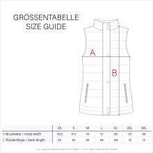 Marikoo Eisflöckchen Damen Winter Steppweste mit Fellkragen Gelb XS - Gr. 34
