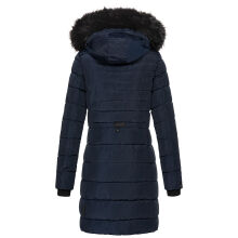 Navahoo Lotusblüte Princess ladies long winter quilted jacket Navy-Gr.XXL
