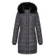 Navahoo Lotusblüte Princess Damen lange Winter Steppjacke Anthr.-Gr.S