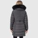 Navahoo Lotusblüte Princess Damen lange Winter Steppjacke Anthr.-Gr.M