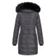 Navahoo Lotusblüte Princess Damen lange Winter Steppjacke Anthr.-Gr.M