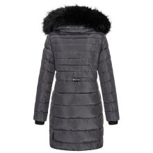 Navahoo Lotusblüte Princess Damen lange Winter Steppjacke Anthr.-Gr.XXL