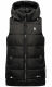 Marikoo Zarinaa Damen Weste Steppweste Ärmellose Jacke Schwarz-Gr.XS