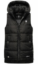 Marikoo Zarinaa ladies vest quilted sleeveless jacket Schwarz-Gr.XL