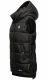 Marikoo Zarinaa Damen Weste Steppweste Ärmellose Jacke Schwarz-Gr.XXL