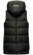 Marikoo Zarinaa Damen Weste Steppweste Ärmellose Jacke Schwarz-Gr.XXL