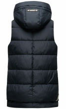 Marikoo Zarinaa Damen Weste Steppweste Ärmellose Jacke Navy-Gr.XS