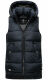 Marikoo Zarinaa Damen Weste Steppweste Ärmellose Jacke Navy-Gr.XS