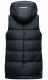 Marikoo Zarinaa Damen Weste Steppweste Ärmellose Jacke Navy-Gr.XS