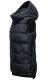 Marikoo Zarinaa Damen Weste Steppweste Ärmellose Jacke Navy-Gr.XL