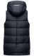 Marikoo Zarinaa Damen Weste Steppweste Ärmellose Jacke Navy-Gr.XL