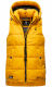 Marikoo Zarinaa Damen Weste Steppweste Ärmellose Jacke Gelb-Gr.XS
