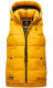 Marikoo Zarinaa Damen Weste Steppweste Ärmellose Jacke Gelb-Gr.XL