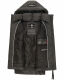 Marikoo Zarinaa Damen Weste Steppweste Ärmellose Jacke Anthrazit-Gr.XS