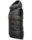 Marikoo Zarinaa Damen Weste Steppweste Ärmellose Jacke Anthrazit-Gr.XL