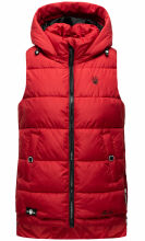 Marikoo Zarinaa Damen Weste Steppweste Ärmellose Jacke Rot-Gr.XL