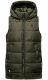 Marikoo Zarinaa ladies vest quilted sleeveless jacket Olive-Gr.XS