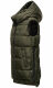 Marikoo Zarinaa ladies vest quilted sleeveless jacket Olive-Gr.XS