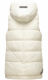 Marikoo Zarinaa Damen Weste Steppweste Ärmellose Jacke Weiss-Gr.XL