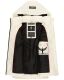 Marikoo Zarinaa Damen Weste Steppweste Ärmellose Jacke Weiss-Gr.XL